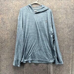 Reel Legends Sweater Women XL Ladies Blue Hoodie Sweatshirt Freeline Jacket
